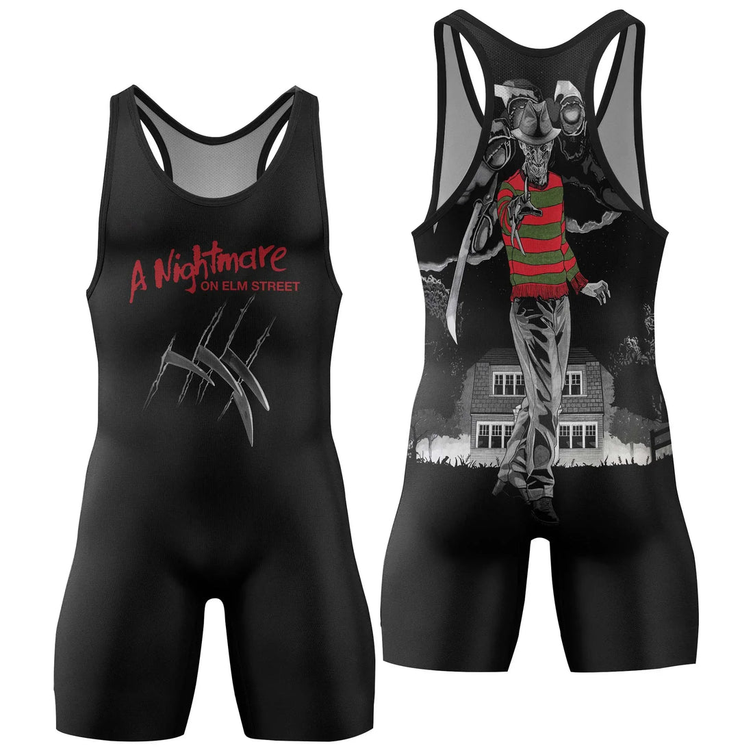 Freddy Coming Wrestling Singlet