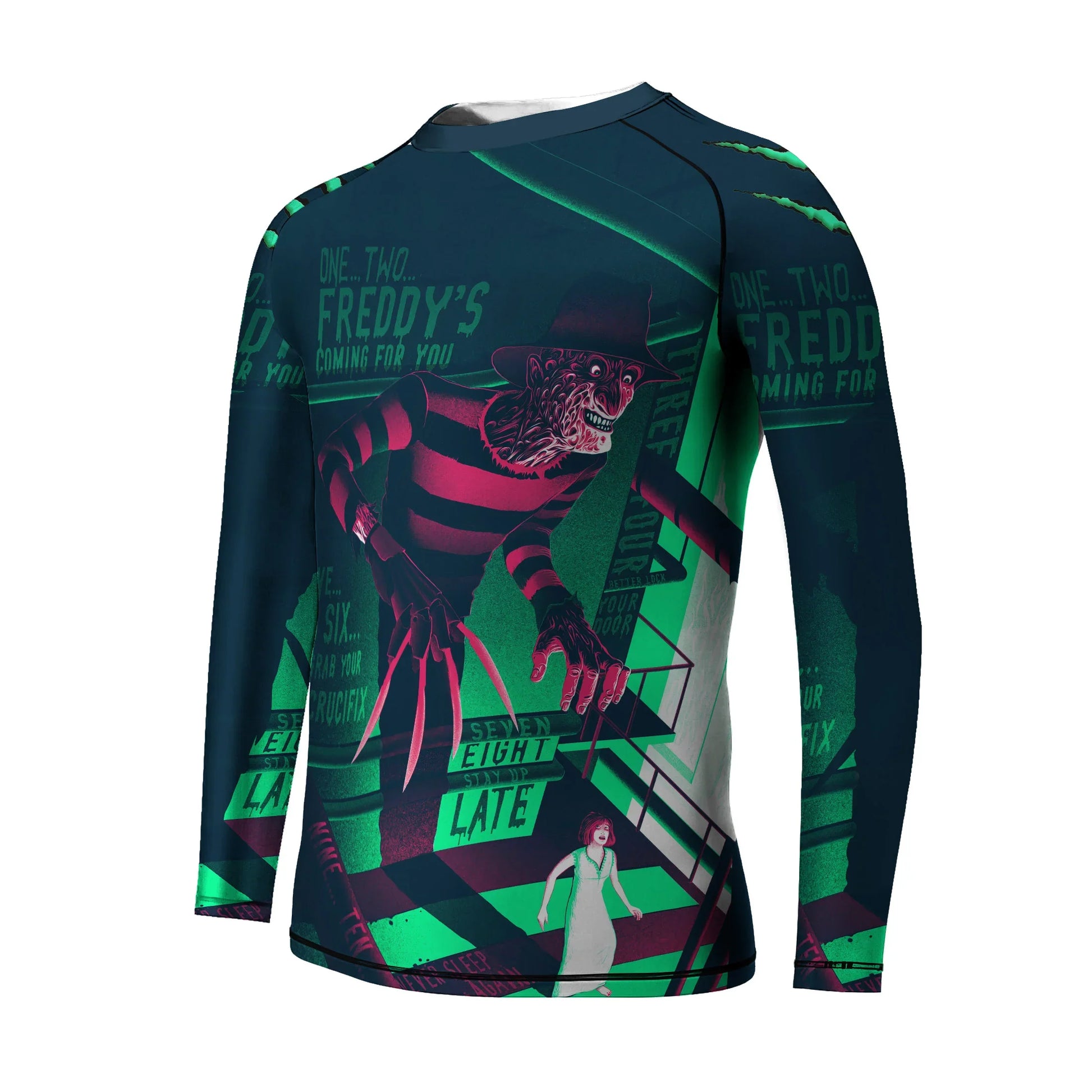 Freddy Krueger Coming Kids Rash Guard