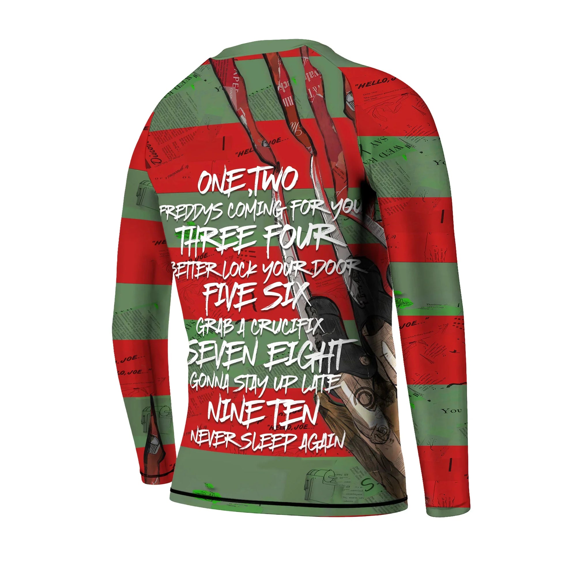 Freddy Krueger Kids Rash Guard