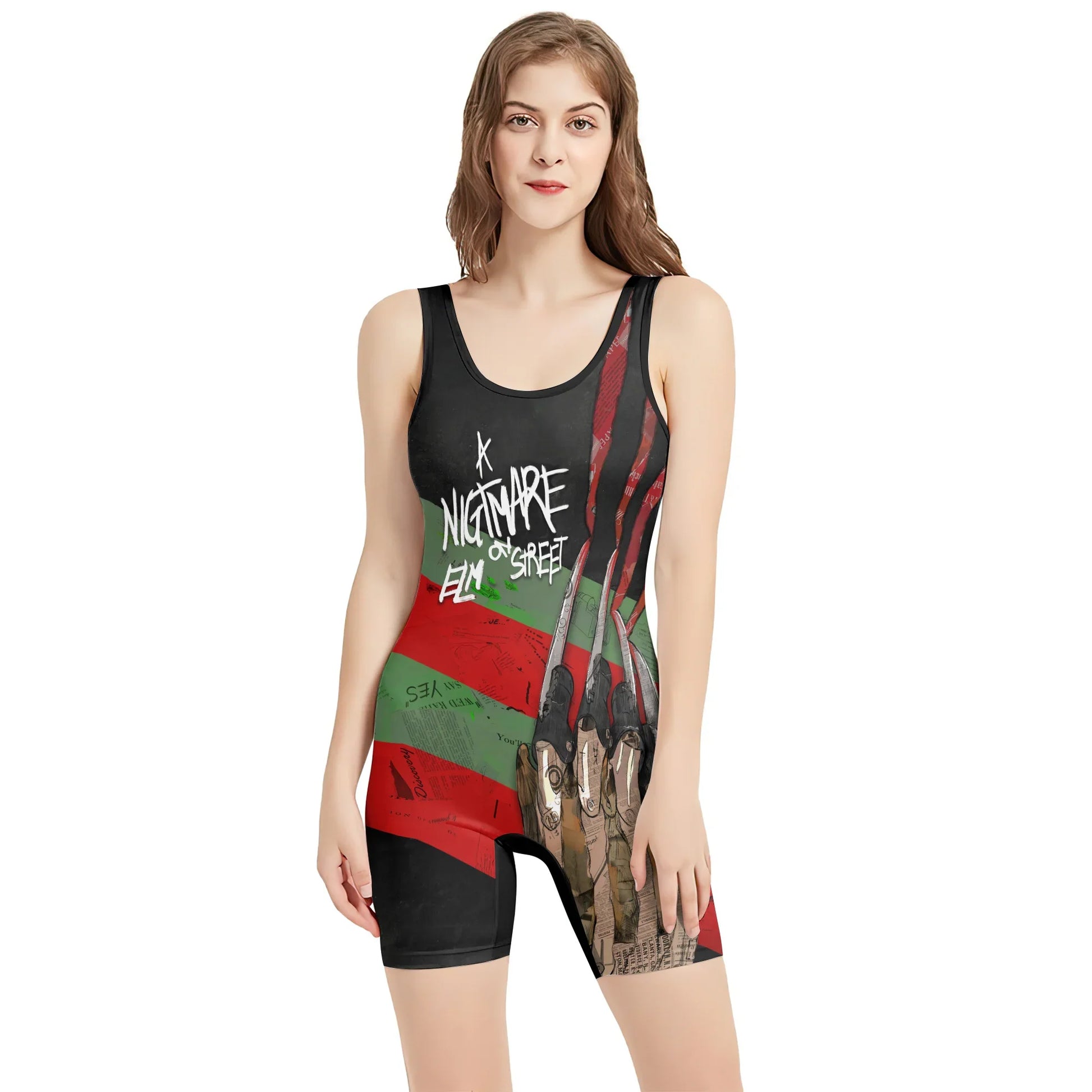 Freddy Krueger Wrestling Singlet