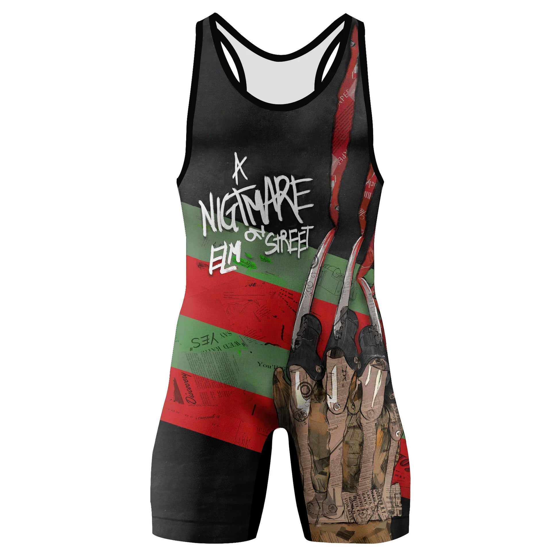 Freddy Krueger Wrestling Singlet