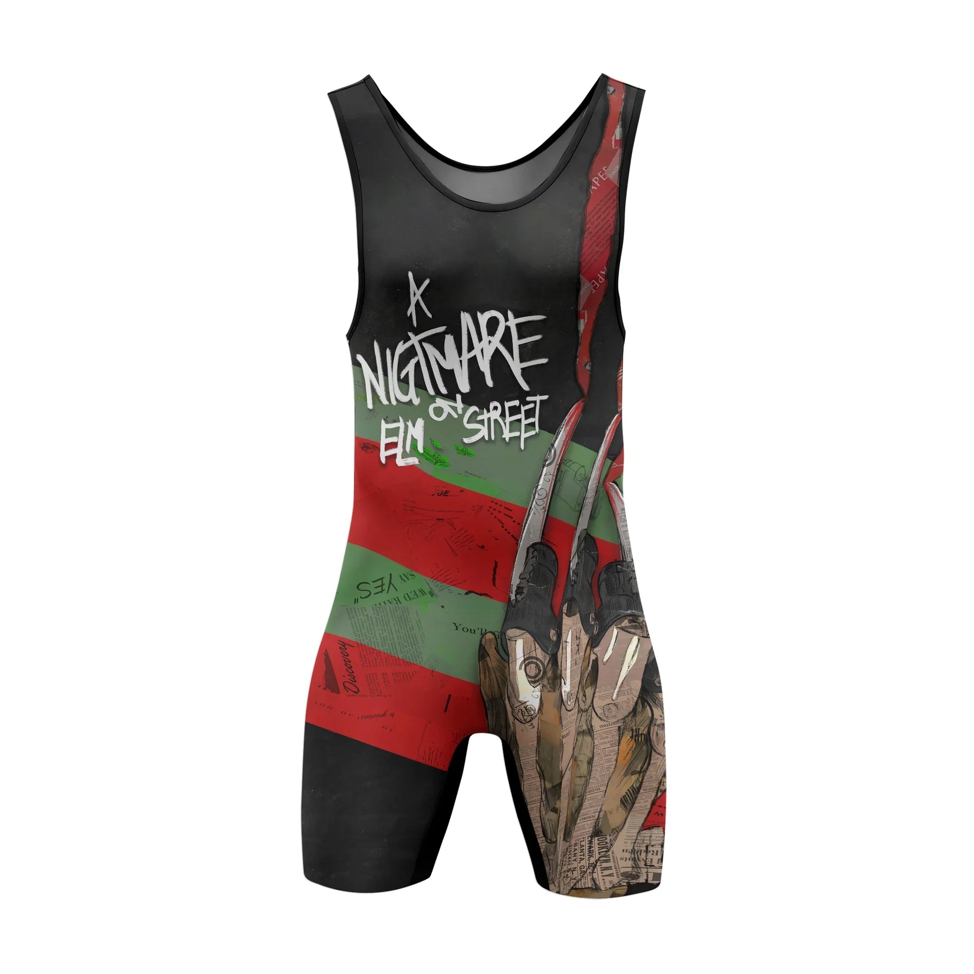 Freddy Krueger Wrestling Singlet