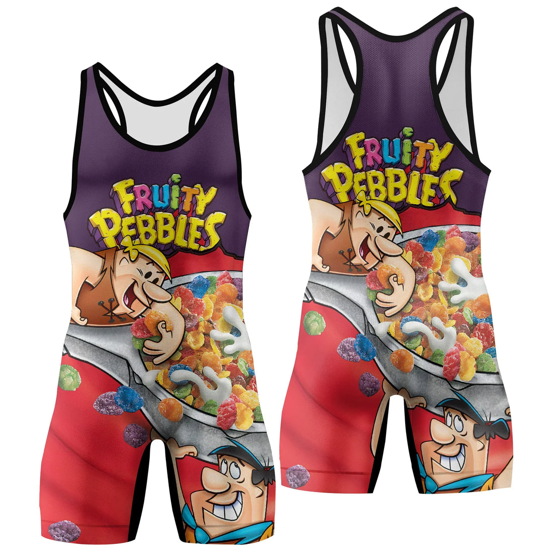 Fruity Pebbles Wrestling Singlet
