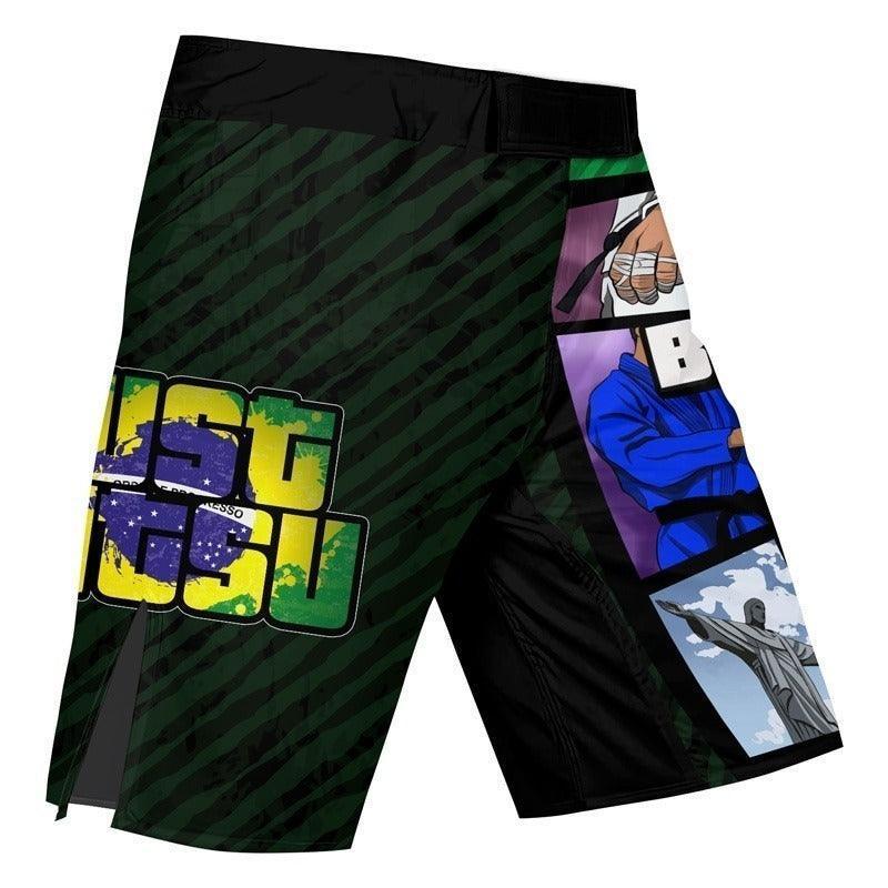 GTA Brazilian Jiu Jitsu Fight Shorts National Flag Muay Thai Shorts