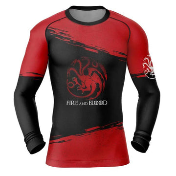 Game of Throne Targaryen Long Sleeve Rash Guard