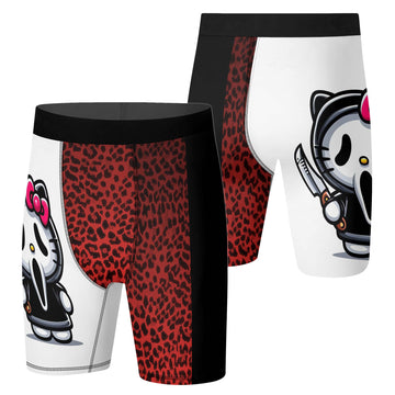 Ghostface Scream Kitty Compression Shorts
