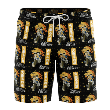 Graves of the Fireflies Swim Trunks