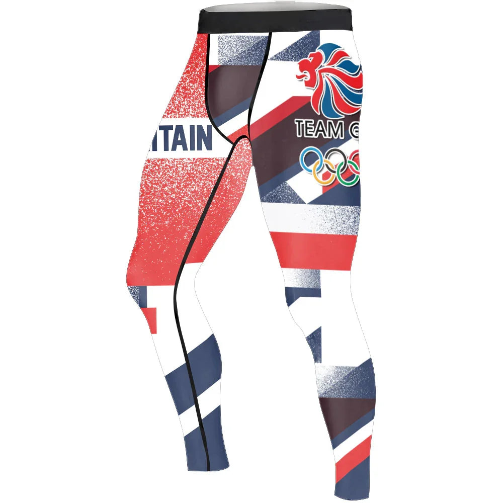 Great Britain Men's Compression Leggings