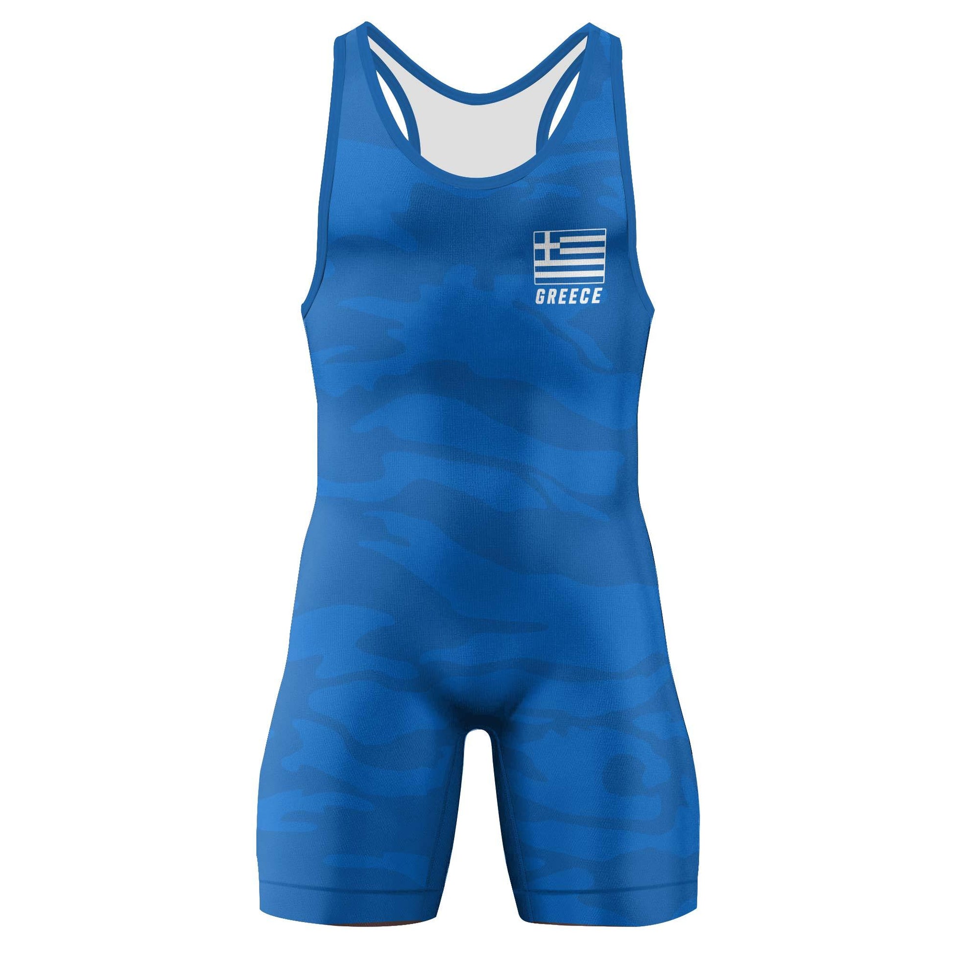 Greece Wrestling Singlet