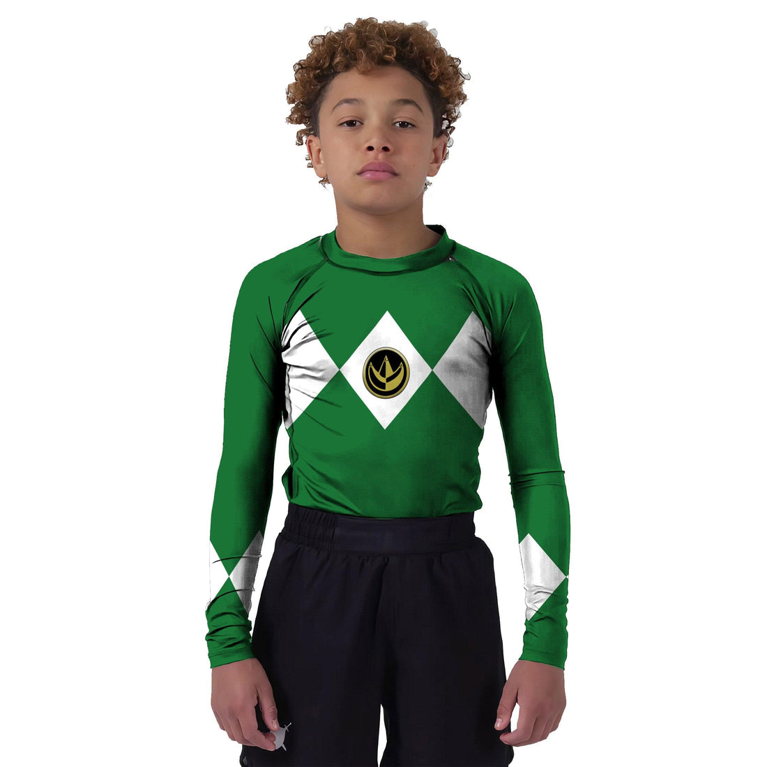 Green Ranger Power Rangers Kids Rash Guard