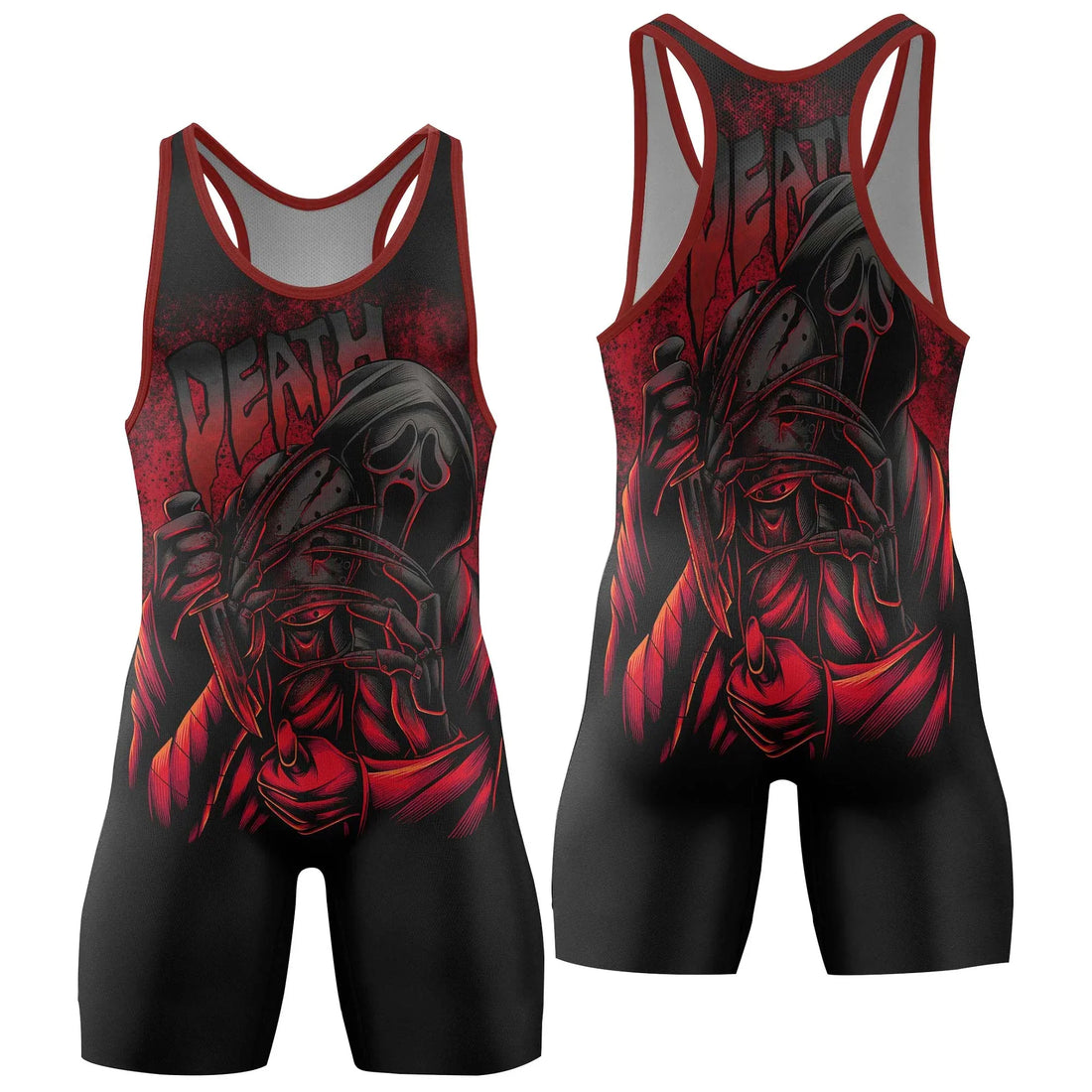 Halloween Legend Killer Wrestling Singlet