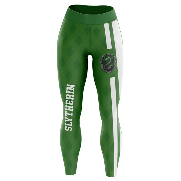 Harry Potter Slytherin Taped Leggings Hot Topic