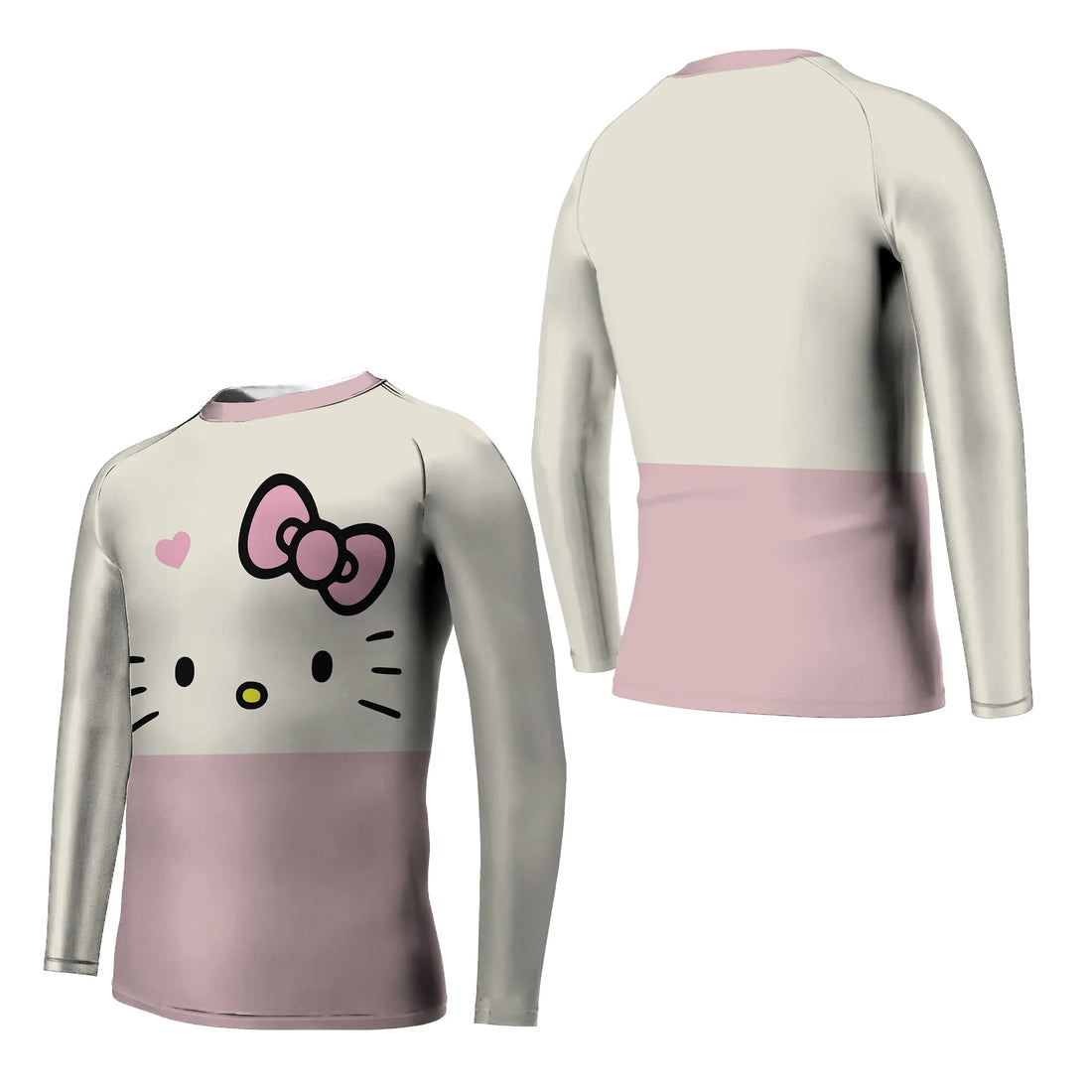 Hello Kitty Face Kids Rash Guard