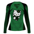 Hello Kitty Jiu Jitsu Green Rash Guard