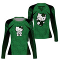 Hello Kitty Jiu Jitsu Green Rash Guard
