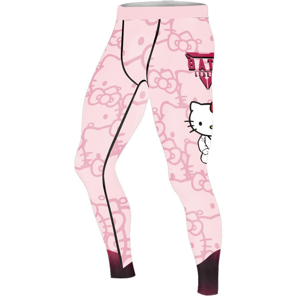 Hello Kitty Jiu Jitsu Men's Compression Leggings