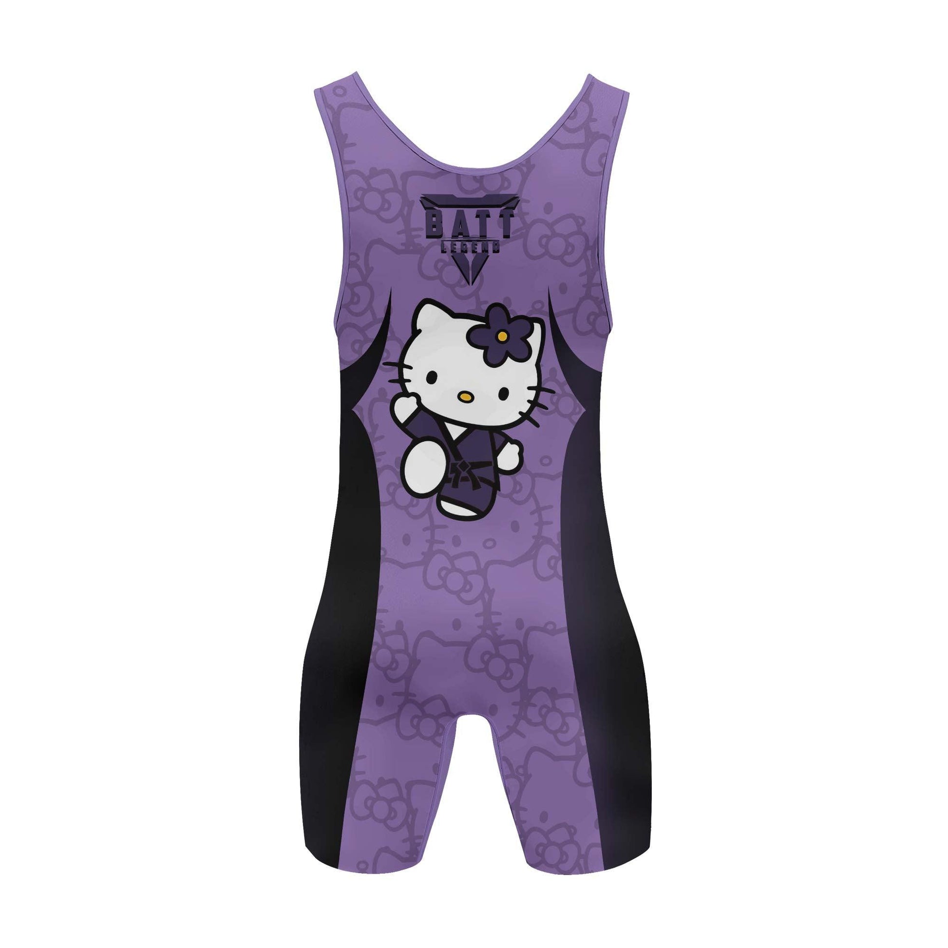 Hello Kitty Jiu Jitsu Purple Wrestling Singlet