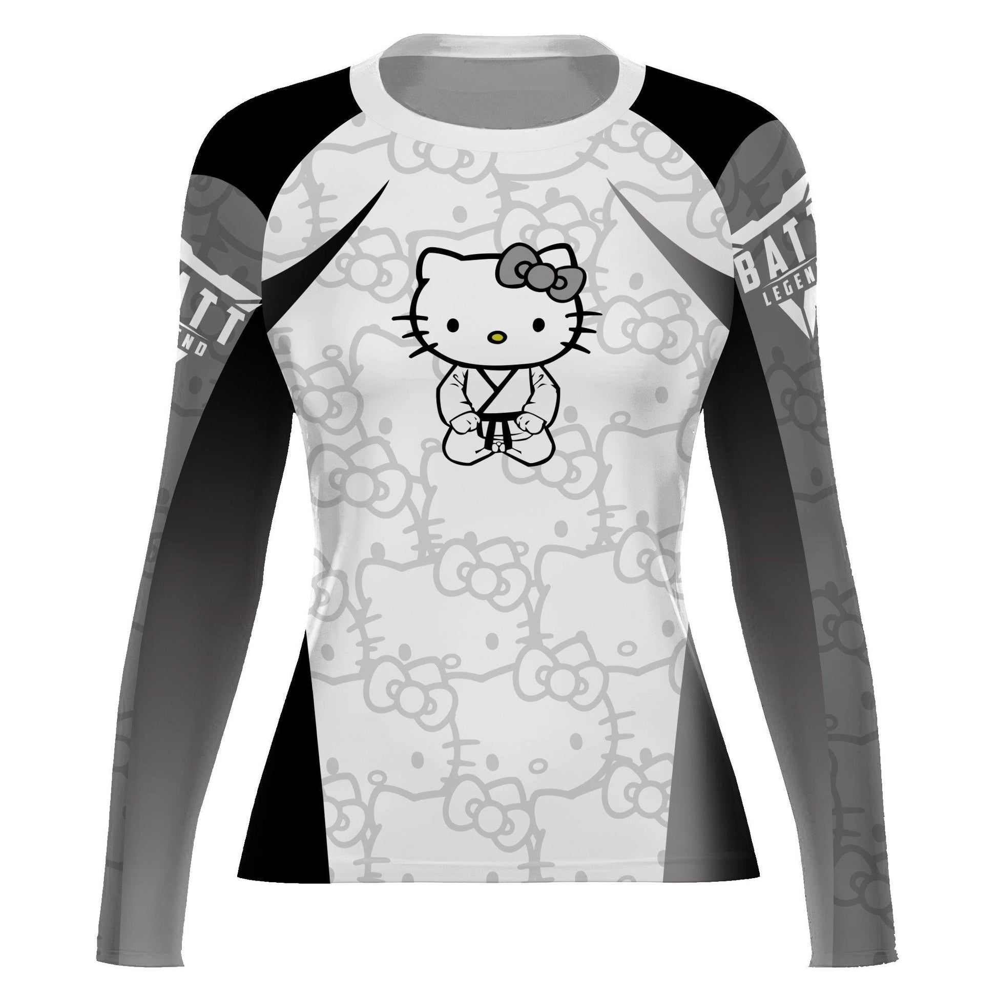 Hello Kitty Jiu Jitsu White Rash Guard