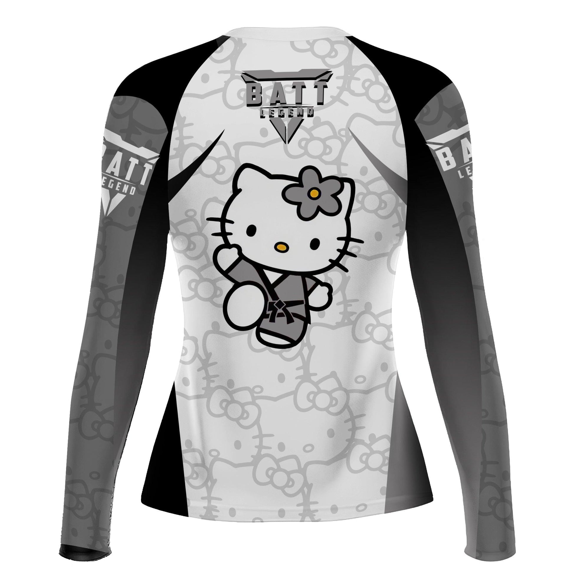 Hello Kitty Jiu Jitsu White Rash Guard