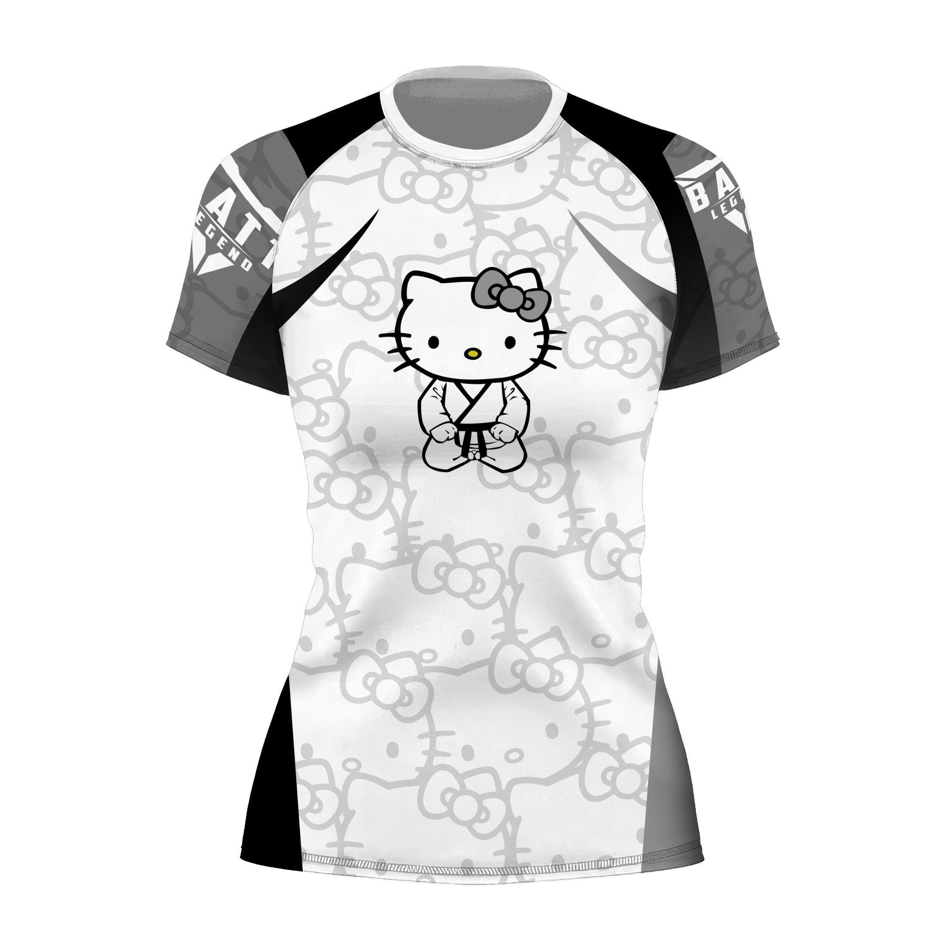 Hello Kitty Jiu Jitsu White Rash Guard