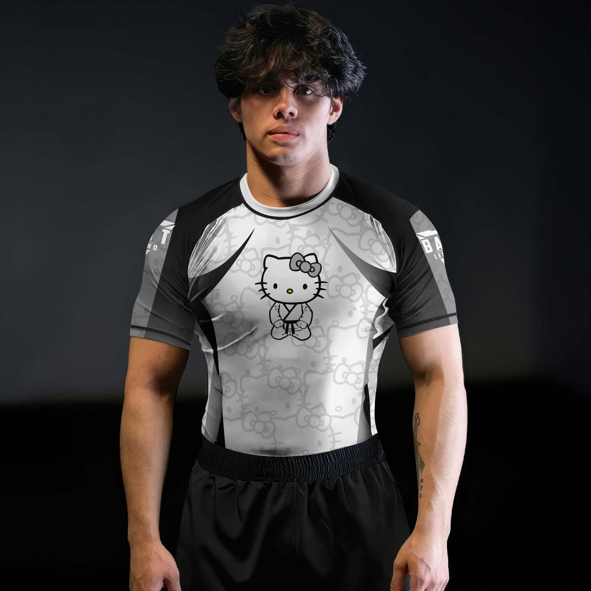 Hello Kitty Jiu Jitsu White Rash Guard