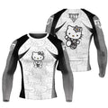 Hello Kitty Jiu Jitsu White Rash Guard