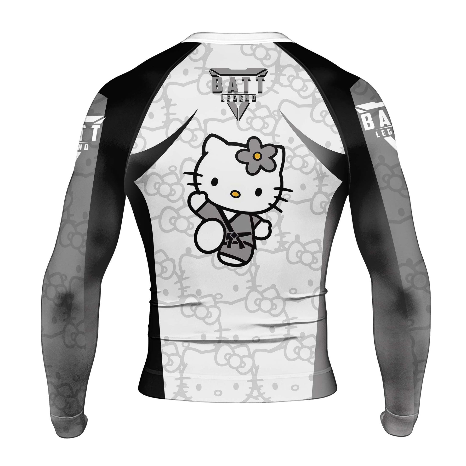 Hello Kitty Jiu Jitsu White Rash Guard