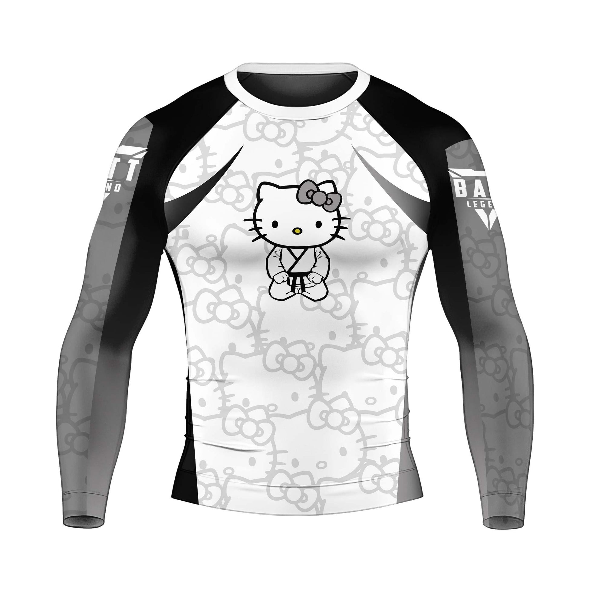 Hello Kitty Jiu Jitsu White Rash Guard