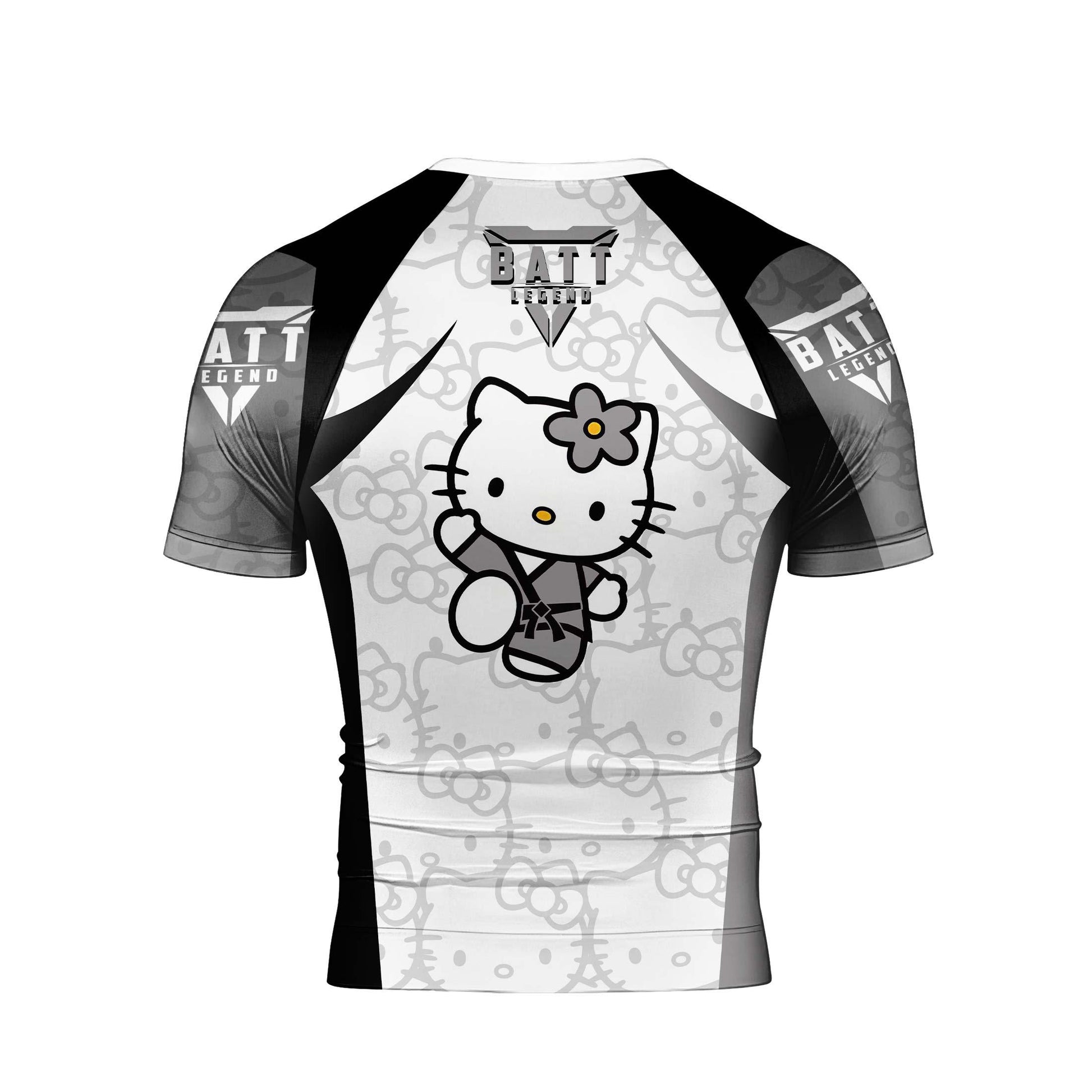 Hello Kitty Jiu Jitsu White Rash Guard
