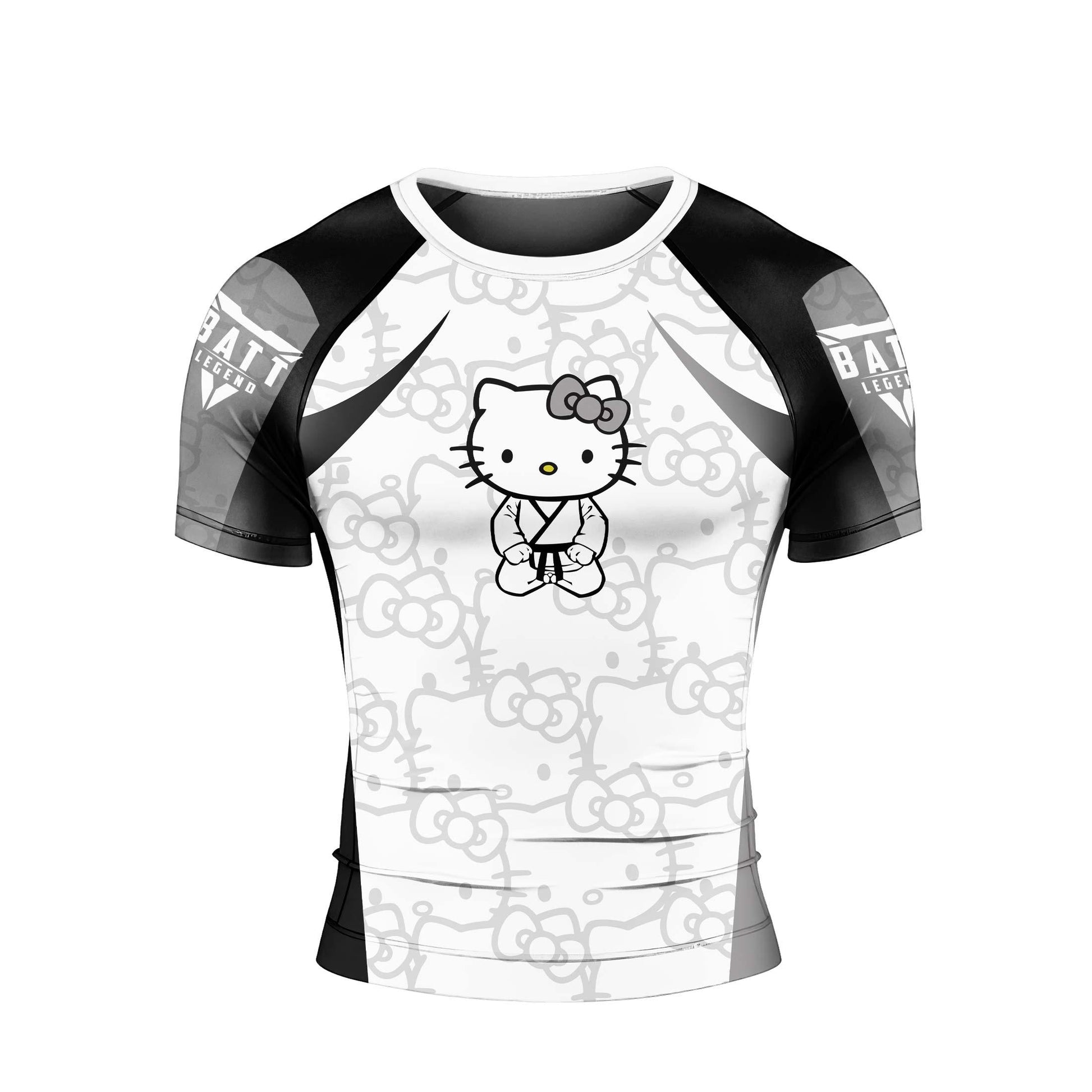 Hello Kitty Jiu Jitsu White Rash Guard
