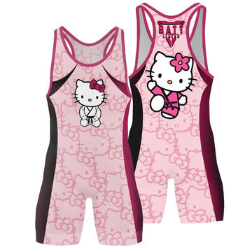 Hello Kitty Jiu Jitsu Wrestling Singlet
