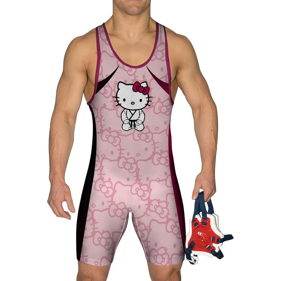 Hello Kitty Jiu Jitsu Wrestling Singlet