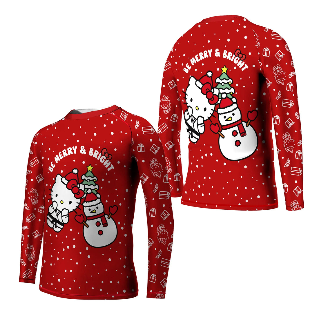 Hello Kitty Merry and Bright Kids Rash Guard