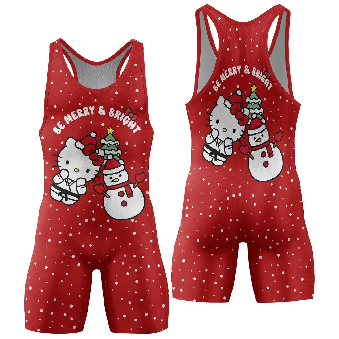 Hello Kitty Merry and Bright Wrestling Singlet