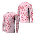 Hello Kitty Pink Santa Kids Rash Guard