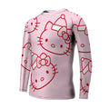 Hello Kitty Pink Santa Kids Rash Guard