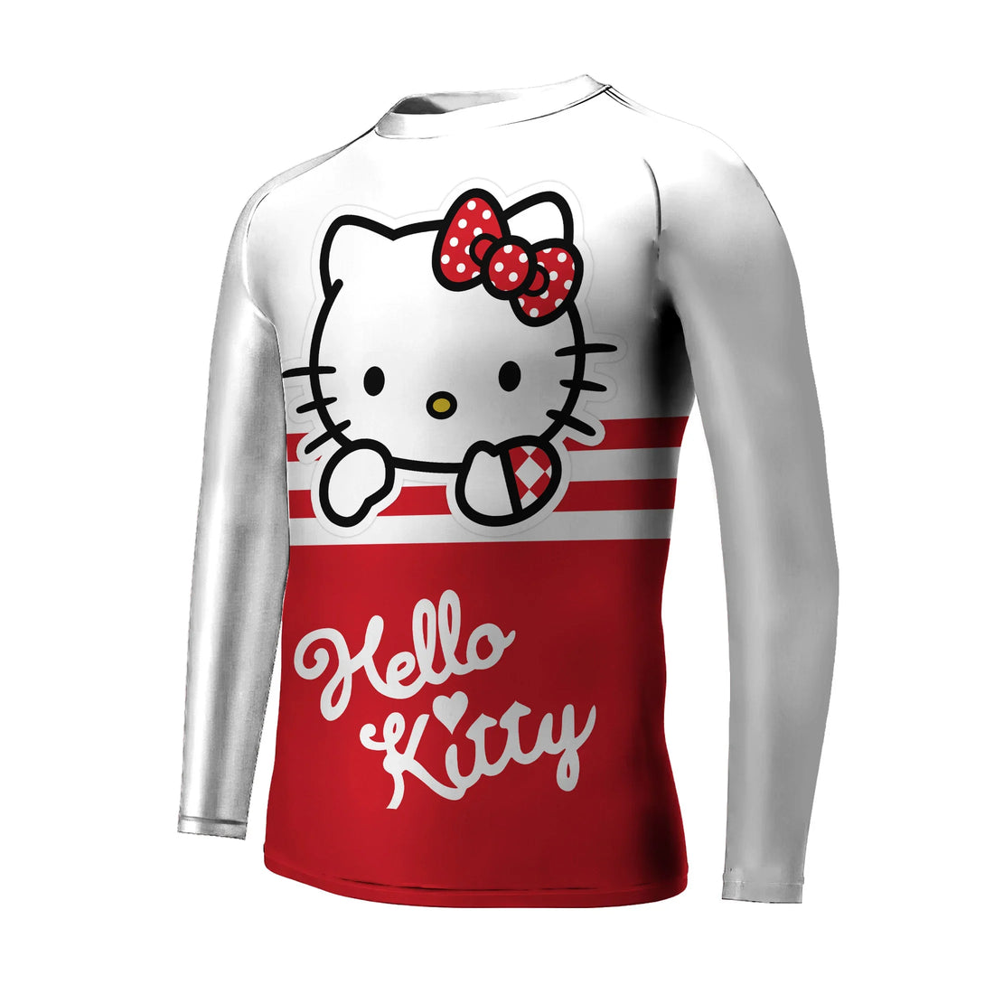 Hello Kitty Stripe Kids Rash Guard