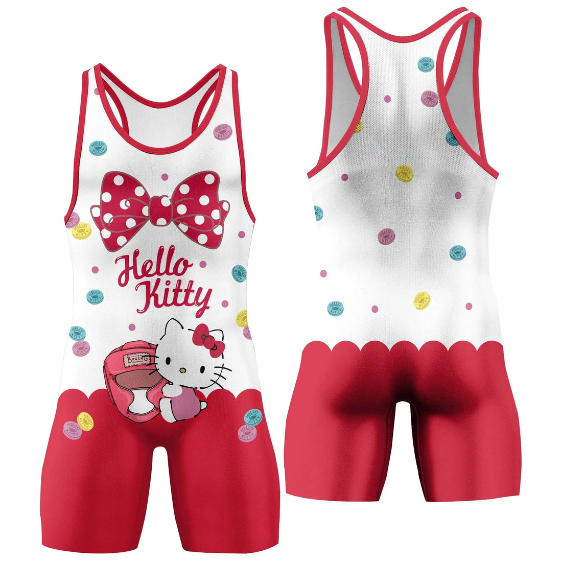 Hello Kitty Sweet Bow Wrestling Singlet