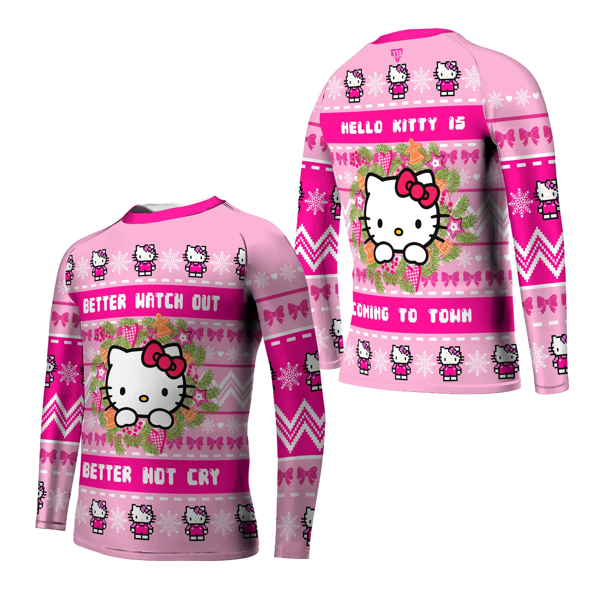 Hello Kitty is Coming Kids Rash Guard