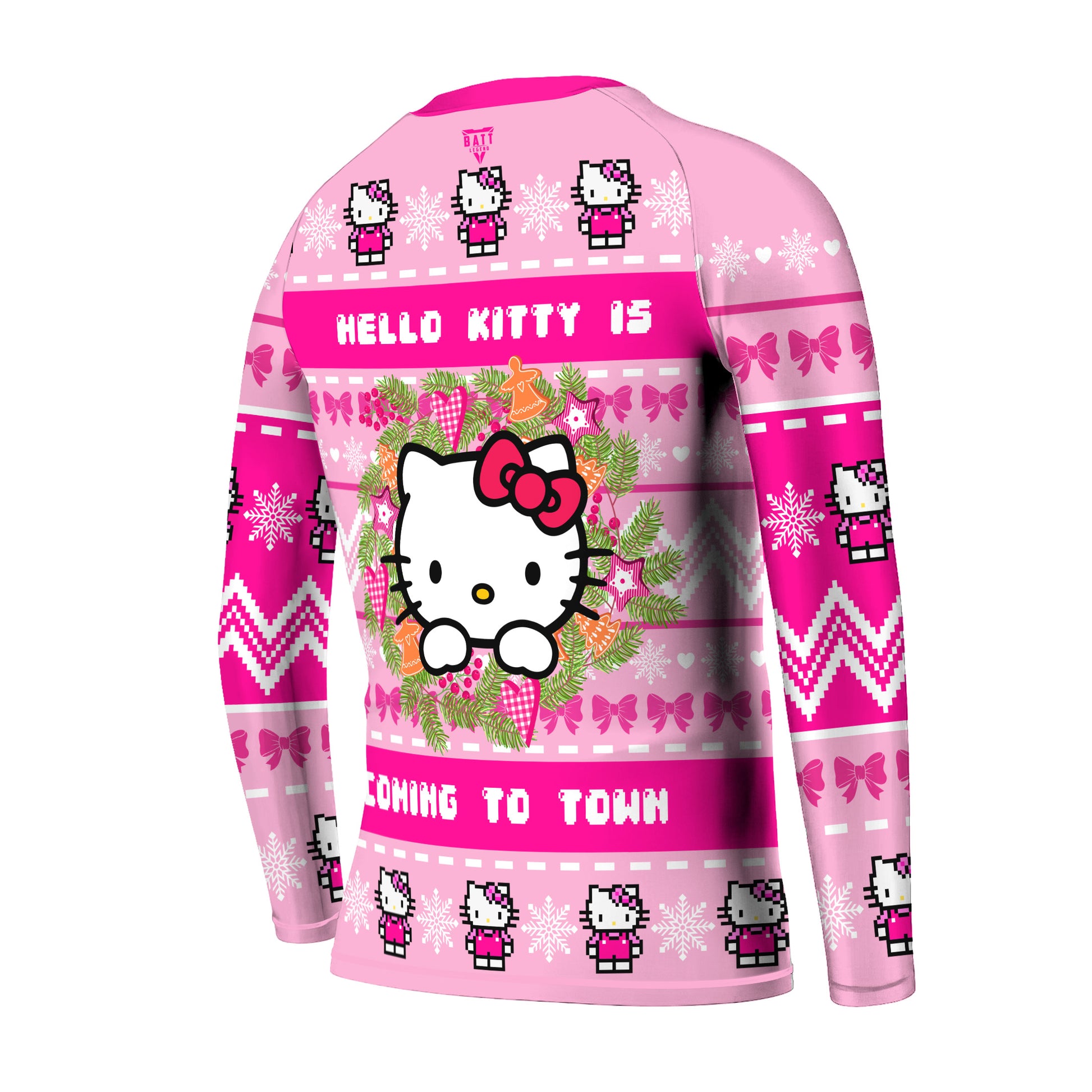 Hello Kitty is Coming Kids Rash Guard