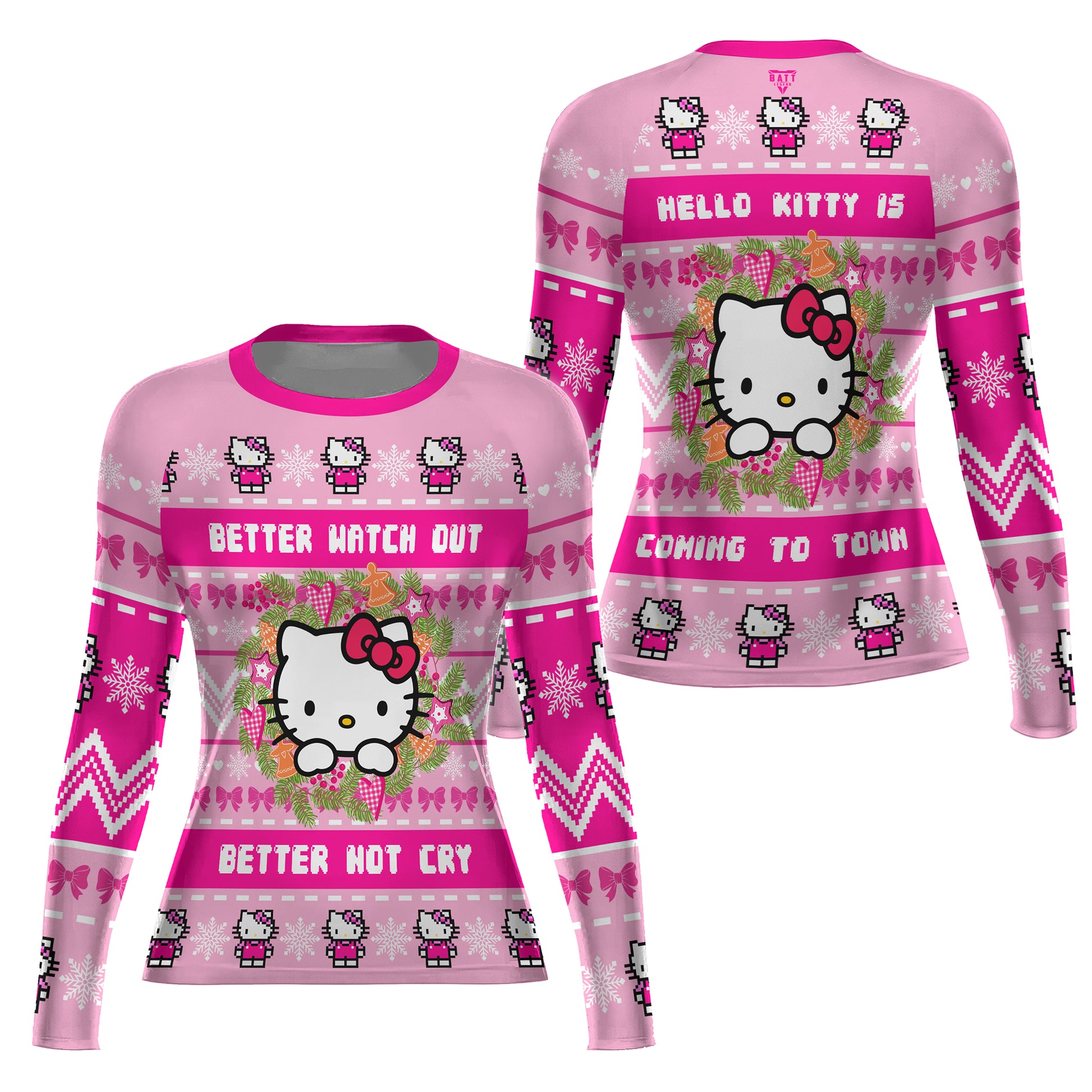 Hello Kitty is Coming Rash Guard