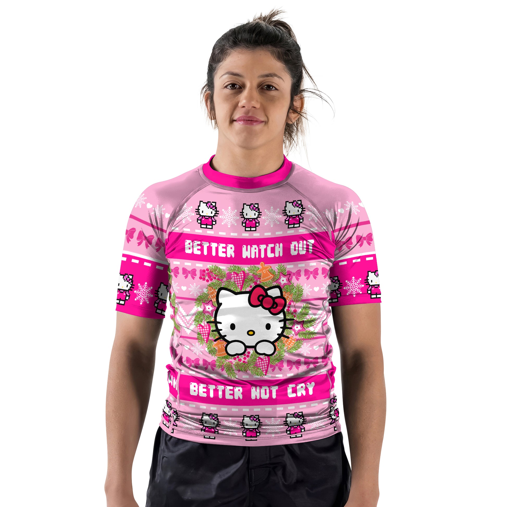 Hello Kitty is Coming Rash Guard
