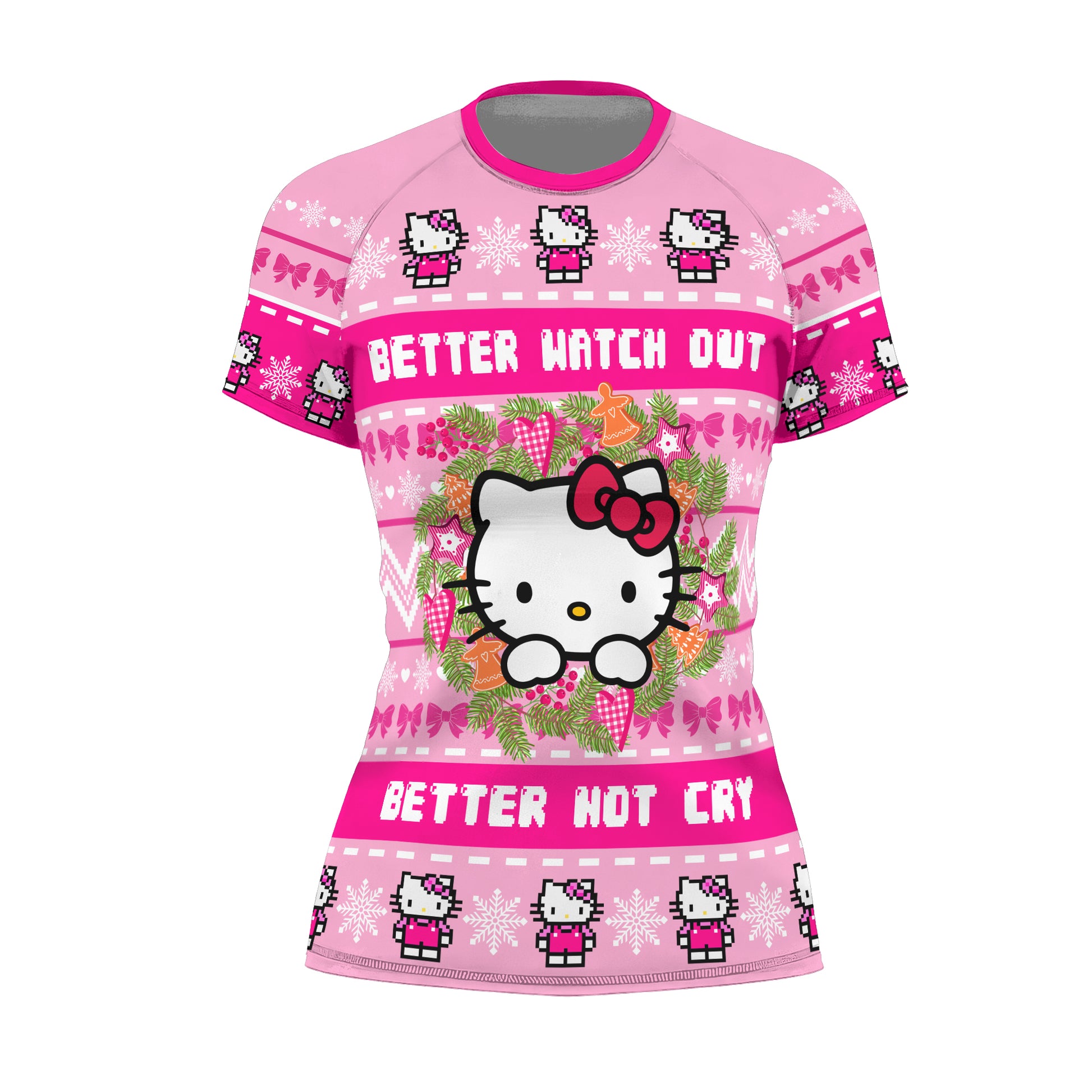 Hello Kitty is Coming Rash Guard