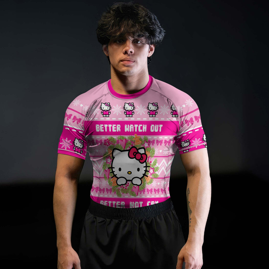 Hello Kitty is Coming Rash Guard