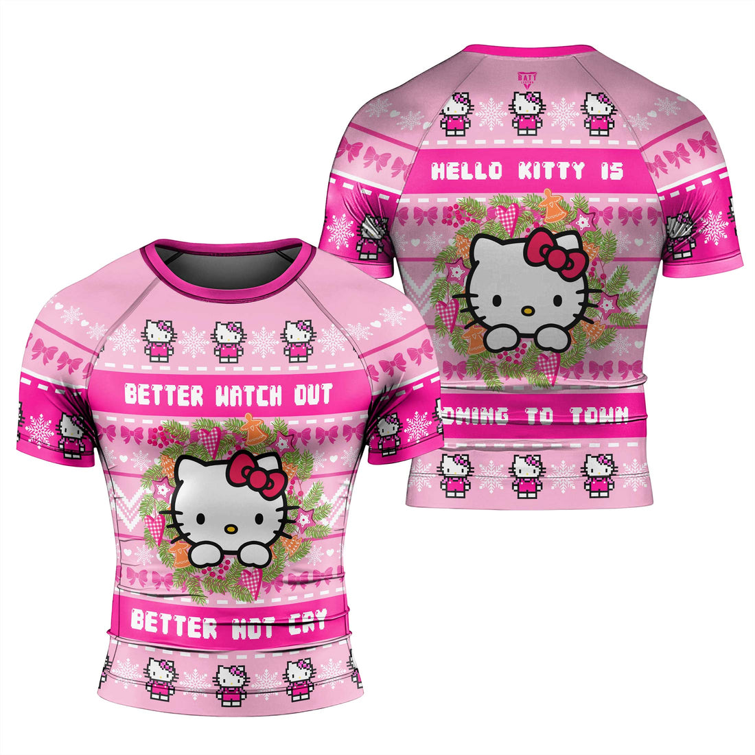 Hello Kitty is Coming Rash Guard