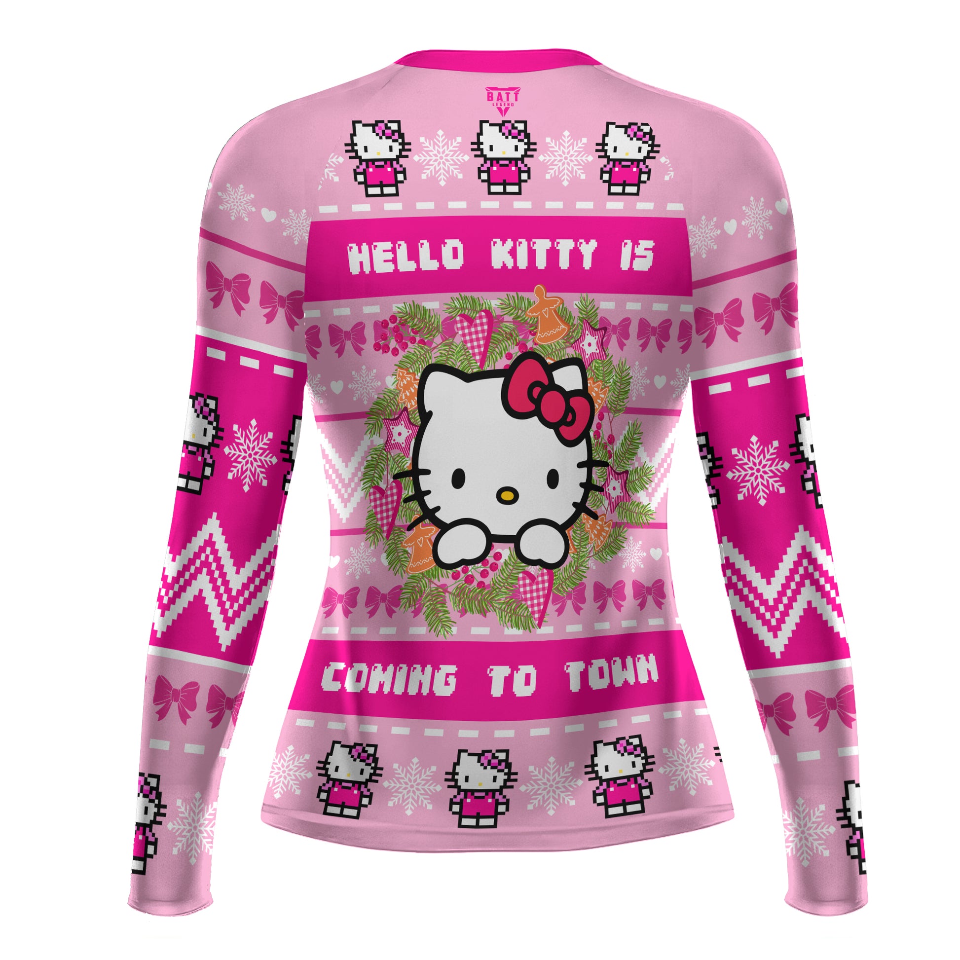 Hello Kitty is Coming Rash Guard