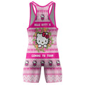 Hello Kitty is Coming Wrestling Singlet