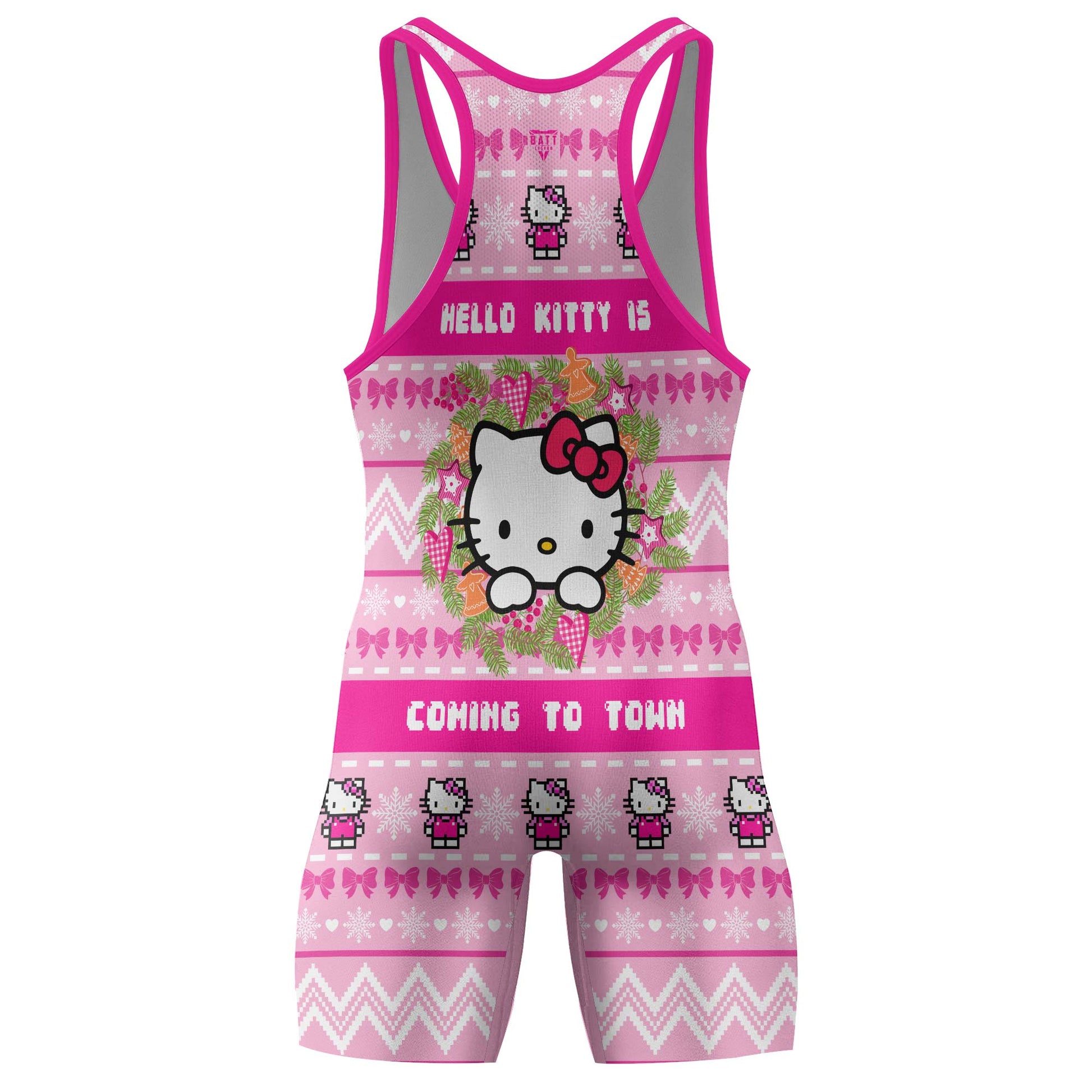 Hello Kitty is Coming Wrestling Singlet