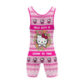Hello Kitty is Coming Wrestling Singlet