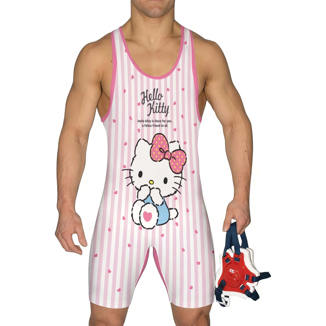 Hello Kitty is There for You Wrestling Singlet